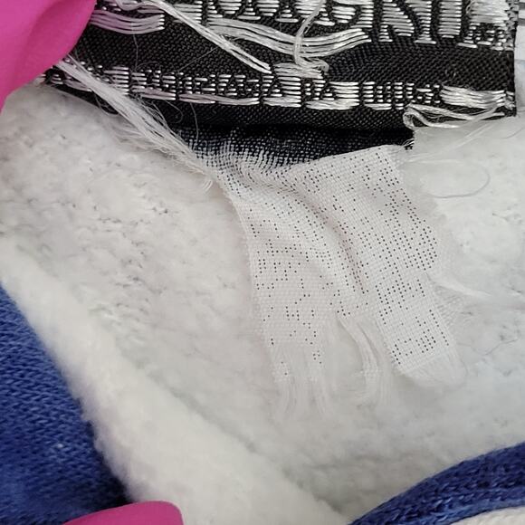 Vintage 80s Abstract Hoodie Womens Large 20x20 Boxy - Picture 11 of 14